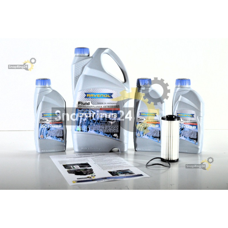 Zestaw do wymiany oleju VW 0DD 0GC DQ381 RAVENOL INSTRUKCJA