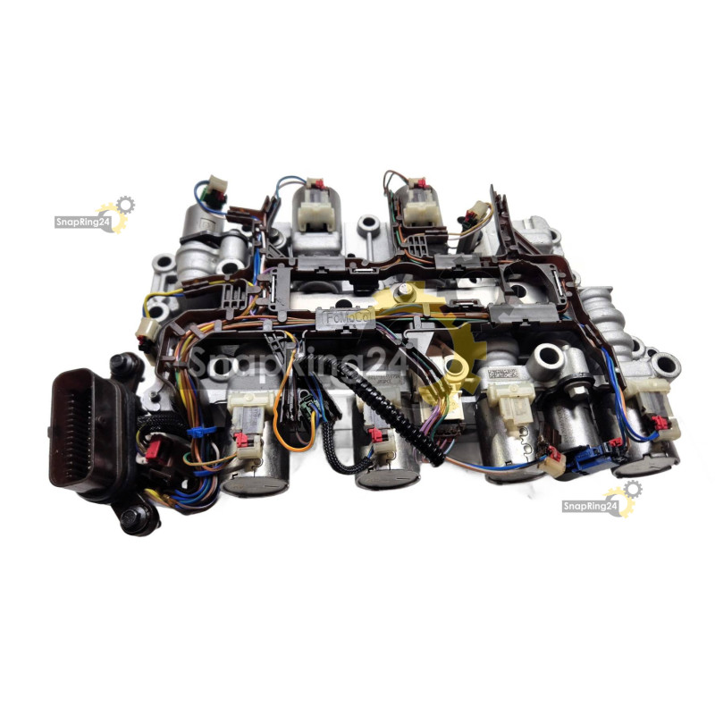 Sterownik hydrauliczny Ford 8F35 zdemontowany z nowej skrzyni JM5P-71236-DC uszkodzony