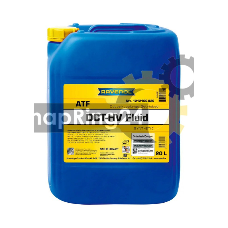 RAVENOL DCT-HV Getriebe Fluid 20L