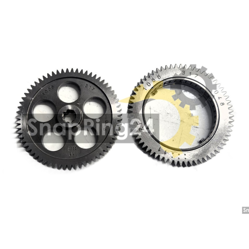Zestaw kół zębatych pompy oleju PORSCHE Panamera PDK ZF 7DT-75 108631704608 108631704809