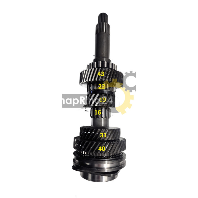 Input shaft 6DCT470 W6DGA SPS6 Mitsubishi Lancer EVO X