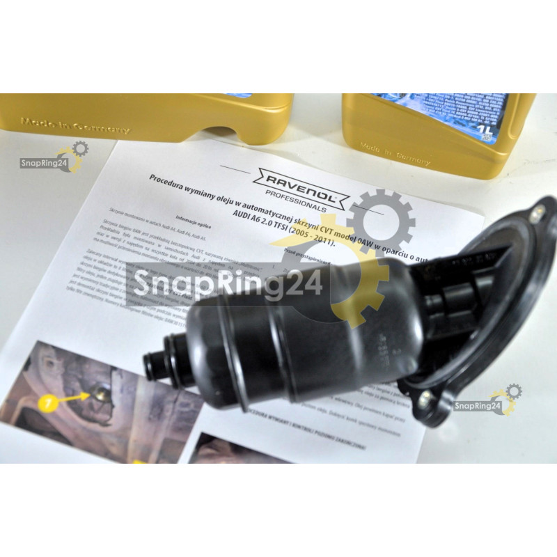 Audi MULTITRONIC 0AW oil change kit RAVENOL INSTRUCTIONS