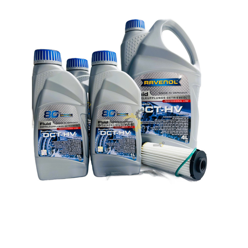 Oil change kit VW 0BT 0BH DQ500 RAVENOL INSTRUCTIONS