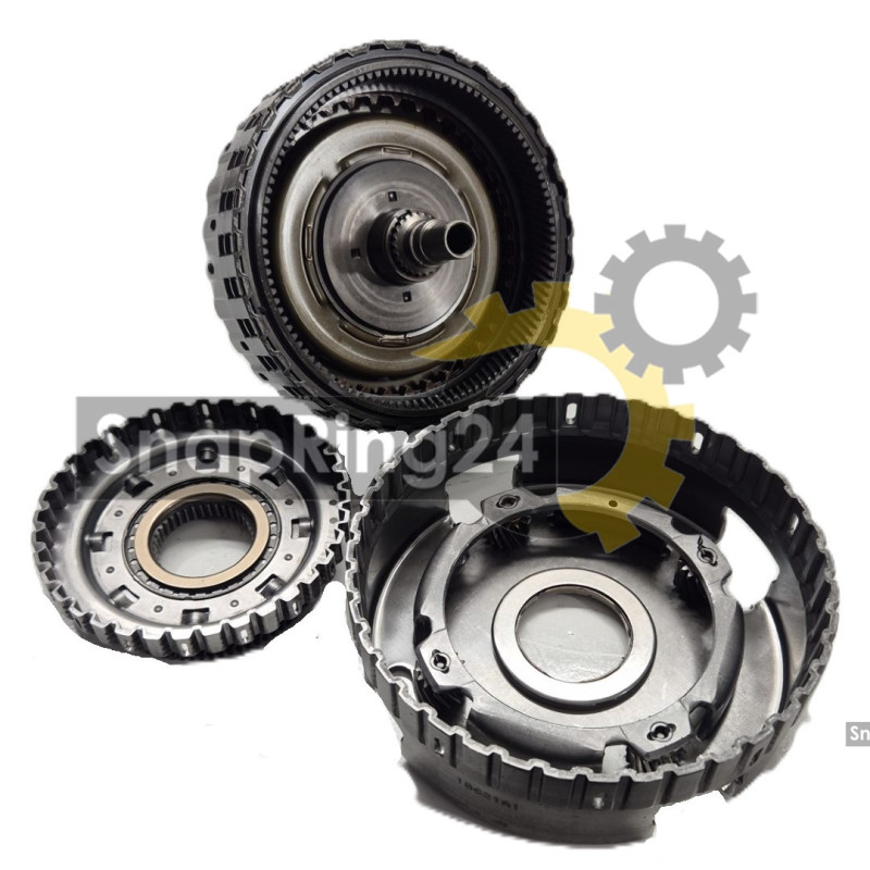 Forward 4-satellite, 3-disc Jatco JF011E planetary gearbox with basket