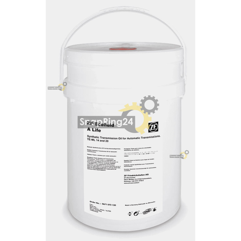 Olej przekładniowy ZF ECOFLUID A LIFE 20L 0671072120ZF