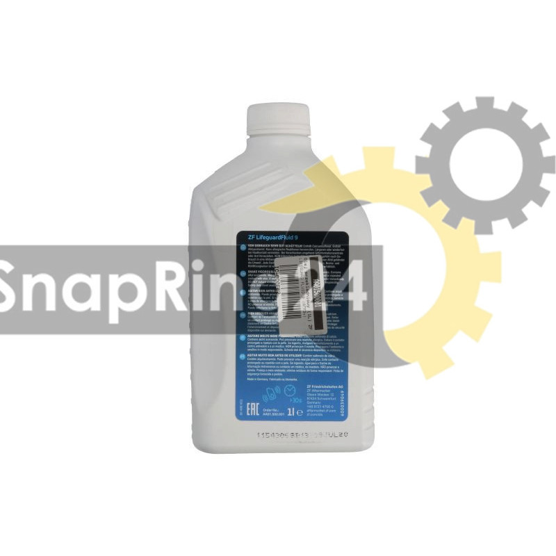 ZF LifeguardFluid 9 ATF oil, 1 litre, 9HP45, 9HP48, AA01.500.001