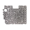 ZF 8HP45, 8HP55A, 8HP90 mechatronics separator plate 0501 227 250