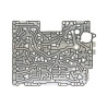 ZF 8HP45, 8HP70, 8HP70X mechatronics separator plate 0501 227 253