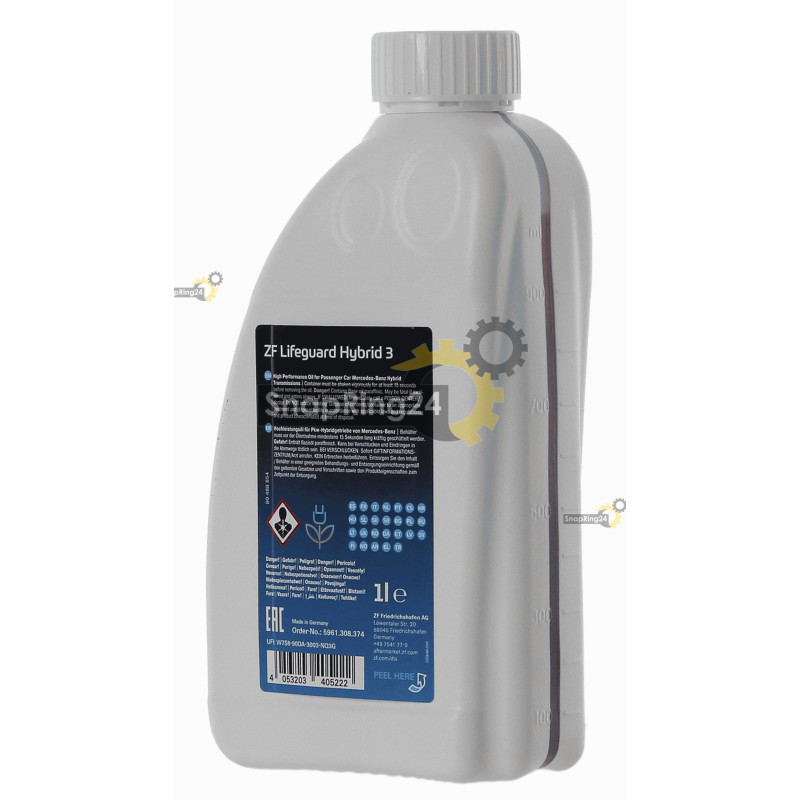 Olej przekładniowy ZF Lifeguard Hybrid 3 9G-Tronic 1L 5961308374
